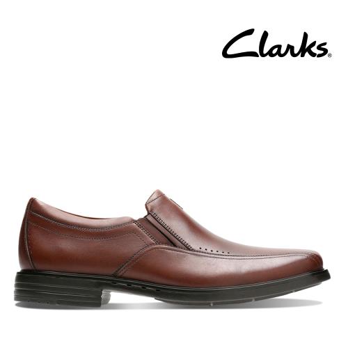 Clarks Un Sheridan Go 男正裝皮鞋 棕 CLM28692SD19