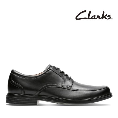 Clarks Un Aldric Park 男正裝皮鞋 黑 CLM32576SD19