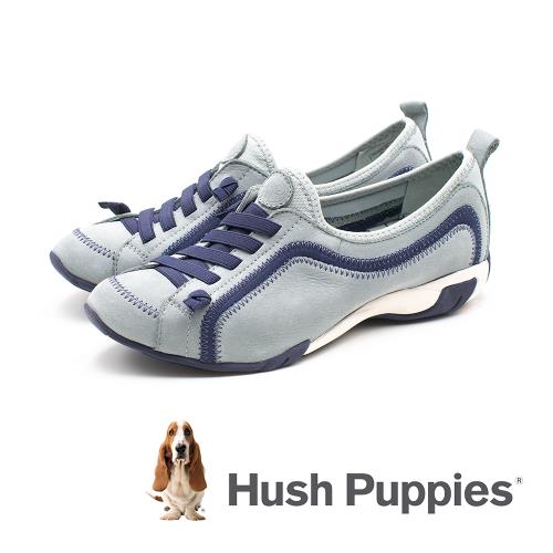 Hush Puppies QUALIFY 彈力休閒鞋 女鞋 -水藍(另有黑、粉紫、灰藍)