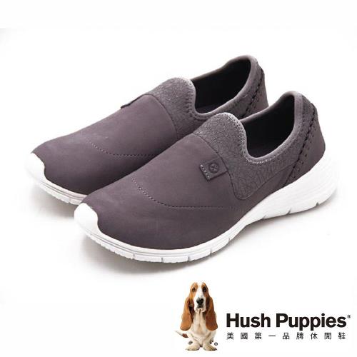 Hush Puppies Eireen Cypress 超輕量厚底線條設計風休閒 女鞋-灰(另有黑)