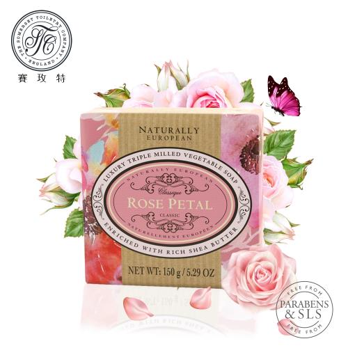 英國賽玫特自然歐洲乳油木香皂-玫瑰花瓣150gX3
