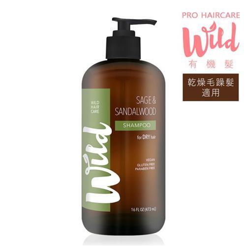 Wild Hair Care 有機髮- 檀香鼠尾草防護滋養洗髮精 473mL(效期2021.01)