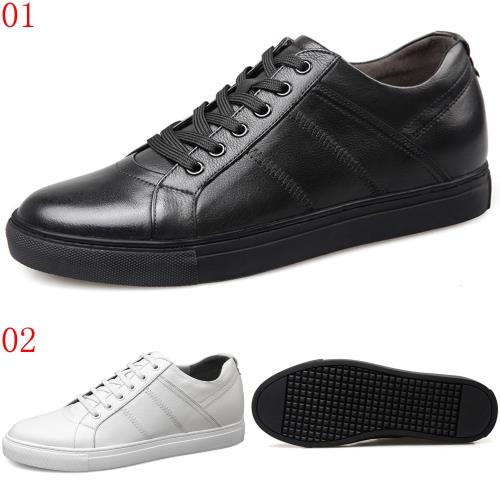 GOG高哥休閒系帶板鞋兩色可選WX688623/黑/WX688625白增高6.5CM口JHS杰恆社1907(預購)