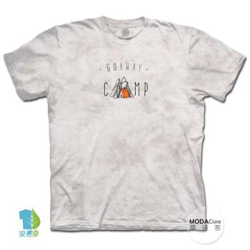 摩達客-美國進口The Mountain一起去露營純棉環保藝術中性短袖T恤