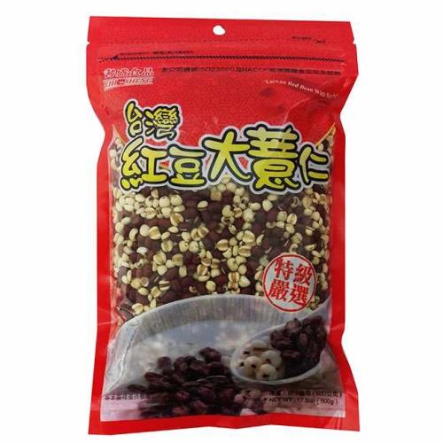 耆盛-台灣大紅豆薏仁500g