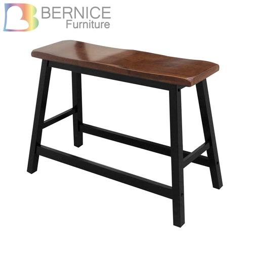Bernice-夏菲2.8尺黑色實木吧台椅/高腳椅/休閒椅