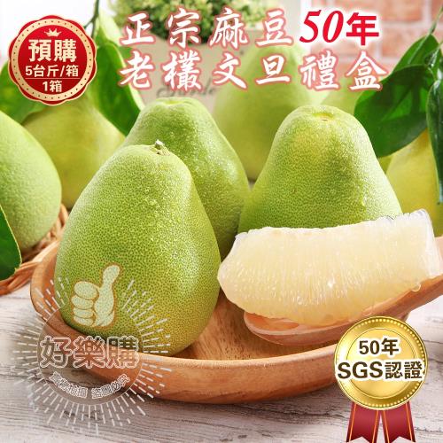 【王家】SGS認證麻豆50年老欉柚子文旦禮盒5台斤 x1箱