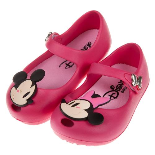 《布布童鞋》Disney迪士尼米奇米妮兩小無猜桃色輕便公主涼鞋(14~19公分) [ D9J346H ] 
