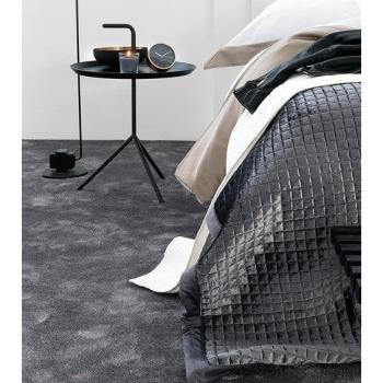 范登伯格 舒芙柔比利時頂級超柔舒適長毛地毯-99黑灰 200x290cm