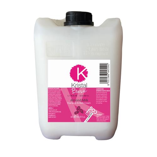 [義大利bbcos] 杏仁牛奶保濕洗髮精  10公升  家庭號 (繽紛洗護香氛系列)