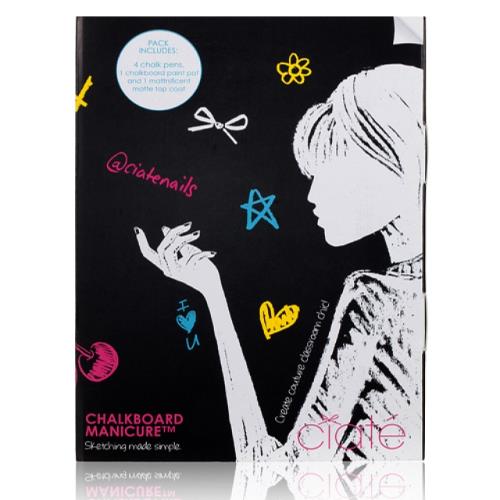 英國Ciaté夏緹 Chalkboard Manicure-黑板畫趣組合