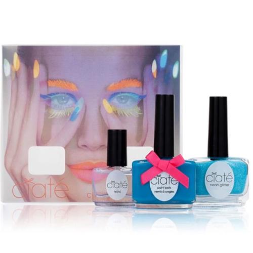 英國Ciate夏緹 霓光閃爍指彩組 Foam Party 泡沫派對