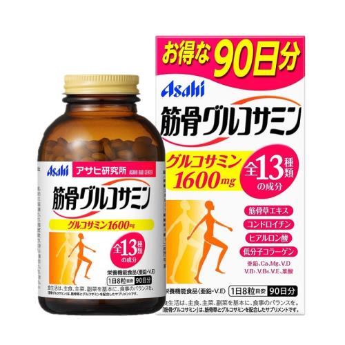 【ASAHI 朝日】軟骨素+鈣+葡萄糖胺錠(90日/瓶)-(型)