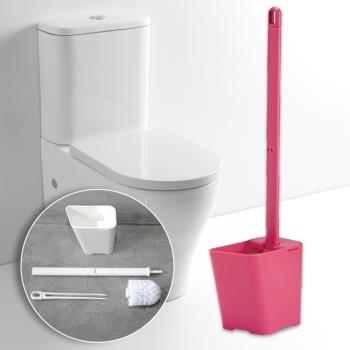 Know懂系列 Toilet Brush.Know 傾倒式馬桶刷組 (俏麗紅)