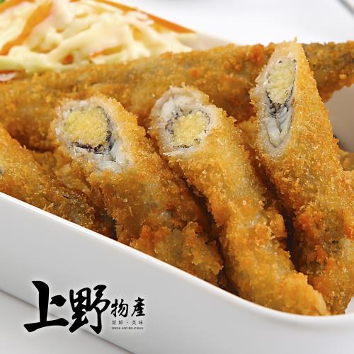 【上野物產】裹粉酥炸黃金抱卵柳葉魚 x21包(200g土10%/包)