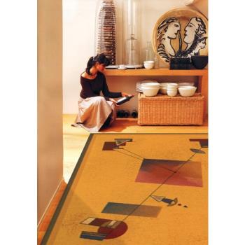范登伯格-拉古那古文明風情進口優質地毯-藝術 橘160x230cm
