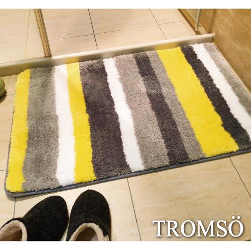 TROMSO-凱薩頂級厚絨毛吸水大地墊_80x50cm M501奢華暖黃