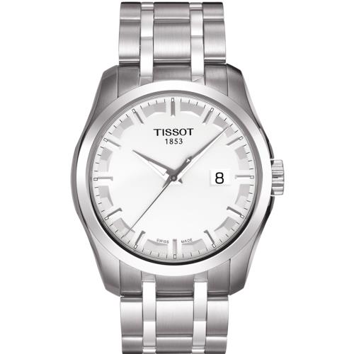 TISSOT 天梭 Couturier 建構師時尚腕錶 T0354101103100