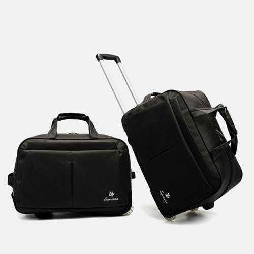 悅生活-GoTrip微旅行 24吋經典細格拉桿行李袋(拉桿包 行李箱 拉桿袋 登機箱)