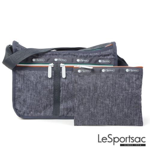 LeSportsac - Standard雙口袋A4大書包-附化妝包 (休閒單寧風)