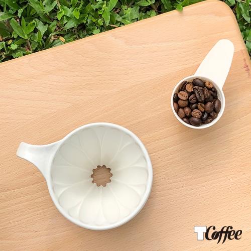 TCoffee Balzano-花瓣濾杯Flower Dripper白色(1~2杯)