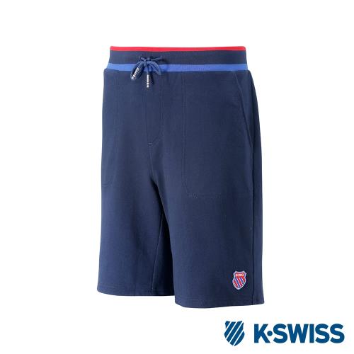 K-SWISS Swear Short Pants棉質短褲-男-藍