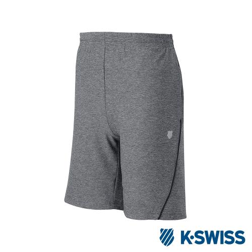 K-Swiss PF RE Melange Shorts運動短褲-男-灰