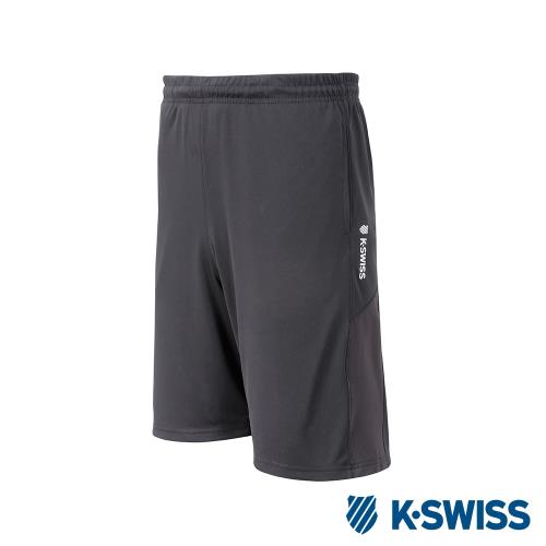 K-Swiss  PF Shorts運動短褲-男-黑