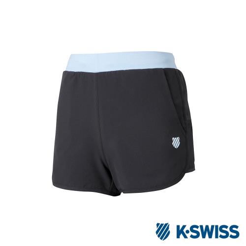 K-Swiss PF Shorts 運動短褲-女-黑