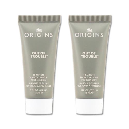 【ORIGINS 品木宣言】奇蹟抗痘面膜 15ml x 2(效期至2026年03月)
