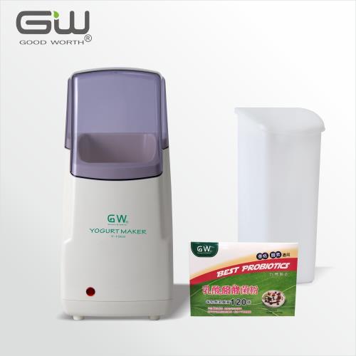 GW 水玻璃 優格製造機Y-1000 全配組(15包菌粉+優格機+發酵杯)