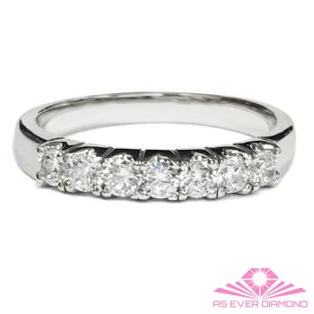 【AS EVER DIAMOND】女王的璀璨 0.50克拉鑽石線戒 尊榮典藏