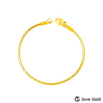 Jove Gold漾金飾 經典彌月黃金手環