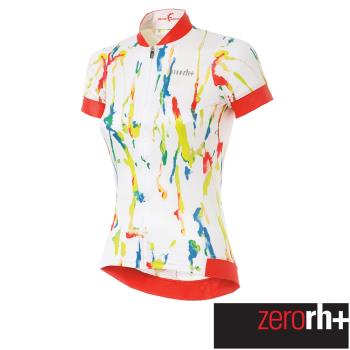 ZeroRH+ 義大利 BELLA 彩墨系列女仕專業自行車衣(珊瑚紅) ECD0679_53P