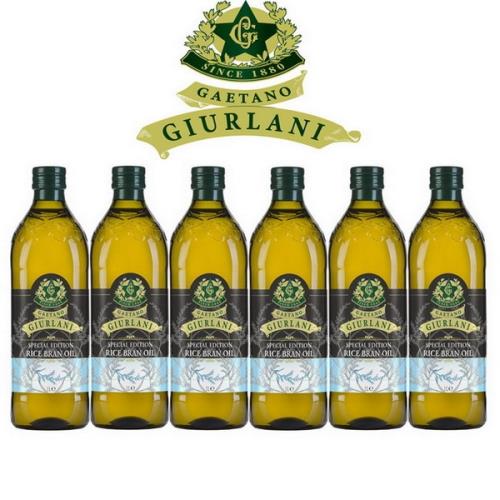 義大利《Giurlani》喬凡尼玄米油禮盒組1000mlx6瓶