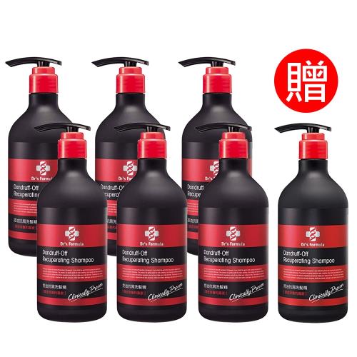 【買六送一】台塑生醫Dr’s Formula控油抗屑洗髮精(580g*6入)+控油抗屑洗髮精580g*1入
