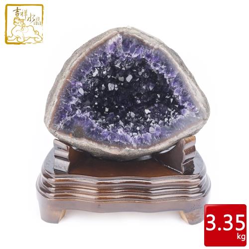 吉祥水晶 烏拉圭紫水晶洞 3.35kg