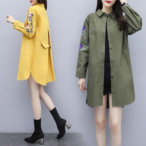 型-韓國K.W. 曼妙魅力刺繡造型外套