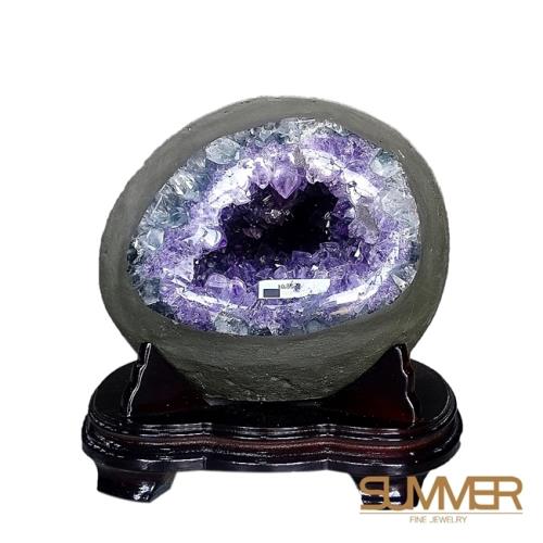 【SUMMER 寶石】圓滿招財紫晶洞 10.8 KG(X154)
