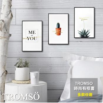 TROMSO-北歐生活版畫有框畫 19x29cm三幅一組 多款任選