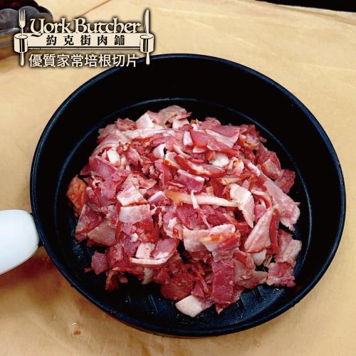 約克街肉舖 台灣國產優質家常培根切片12包   (200公克±10％/包)