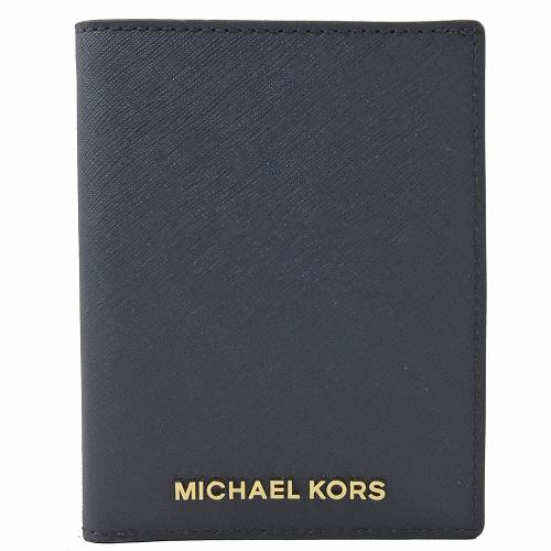 MICHAEL KORS JET SET TRAVEL 經典護照夾.海軍藍