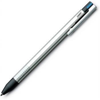 LAMY 連環系列 不銹鋼三色筆(黑.紅.藍) 405 logo