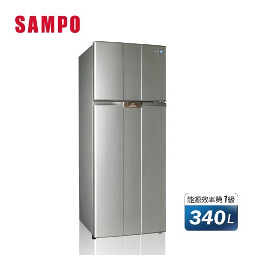 SAMPO 聲寶 340公升一級能效變頻雙門冰箱 SR-B34D(G6)