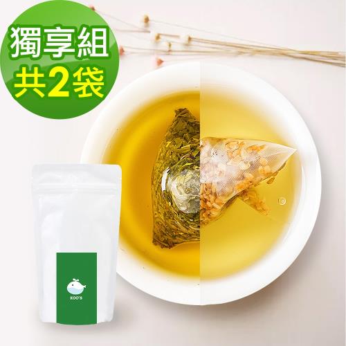 KOOS-韃靼黃金蕎麥茶+香韻桂花烏龍茶-獨享組各1袋(10包入)