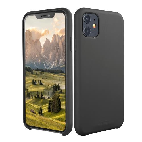  TomRich iPhone 11 液態矽膠防摔保護殼 (6.1吋黑) 
