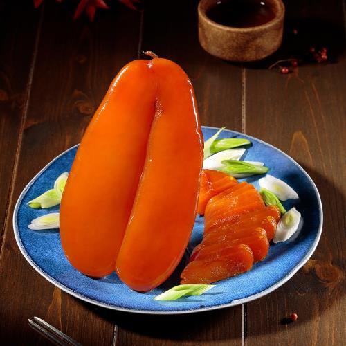 【華得水產】東港野生烏魚子禮盒2盒(4.8-5.3兩/片/盒 附提袋x1)