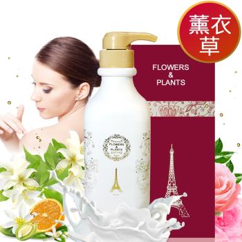 【愛戀花草】山羊奶-薰衣草舒緩保溼身體乳 500MLx3