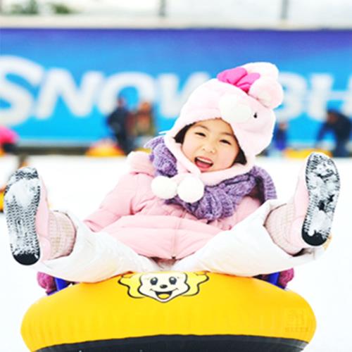 韓國華川鱒魚冰雪節愛寶樂園滑雪塗鴉秀5日旅遊