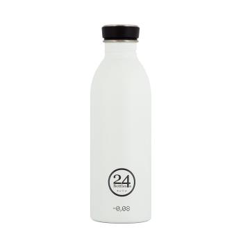 【義大利 24Bottles】高耐磨輕量冷水瓶 500ml - 冰雪白